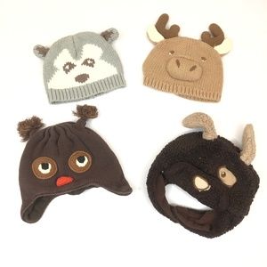 Lot of Baby GAP Toddler Baby Beanie Sz 12-18 Month